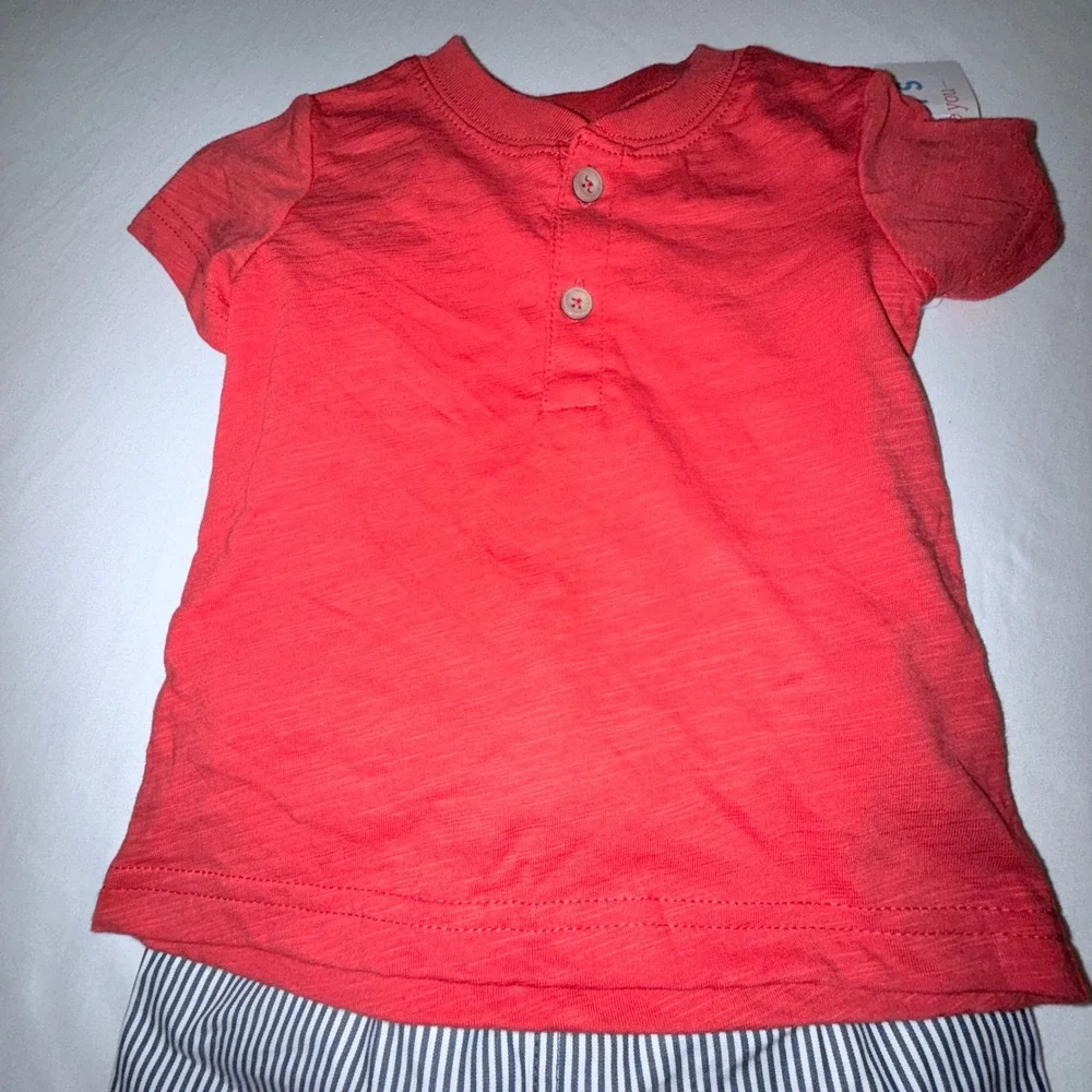 Carter's‎ Just One You 3pc Outfit Set Kids 12M Red White New Lobster Nautical
